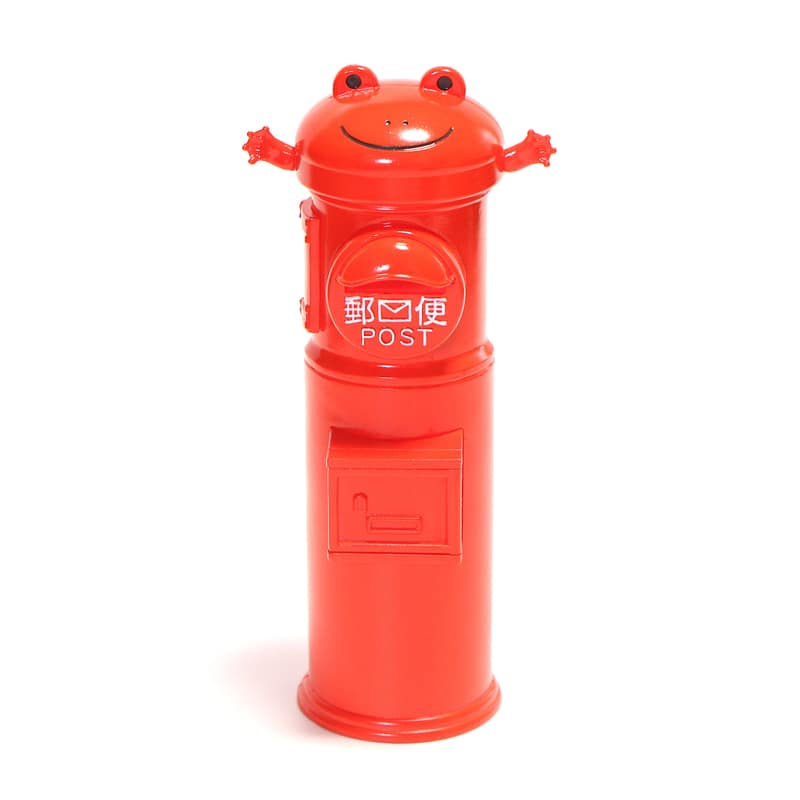 昭和レトロでノスタルジックなお洒落デザイン♪❤昔ながらの懐かしい⭐️赤ポスト 昭和の懐かしいものvol.8：円柱型の郵便ポスト 4コマ漫画 | 懐かしむん